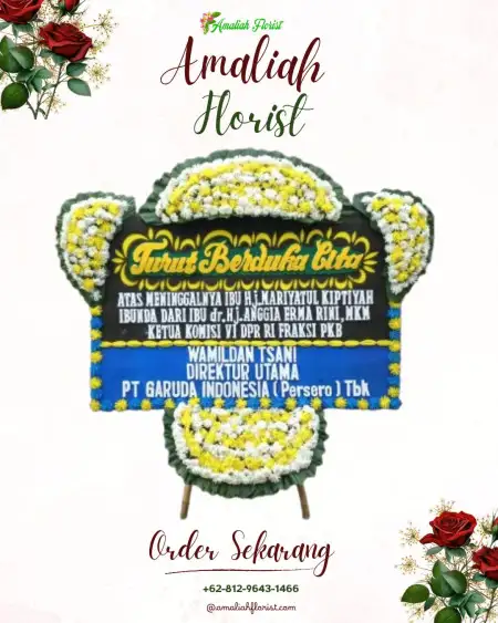 Papan Bunga Duka Medalkrisna